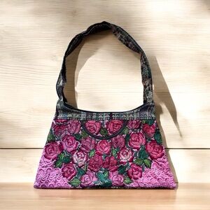Handmade Foral Boho Shoulder‎ Bag 🌹🌸🌺